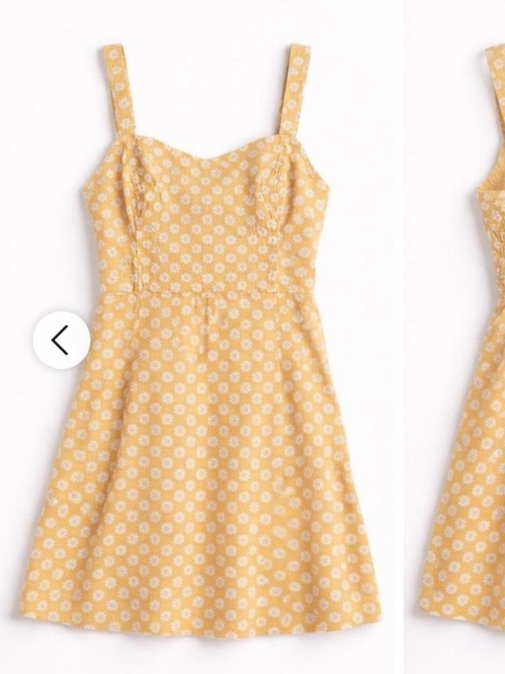 Abercrombie & Fitch Mini Dress with White Daisy Print